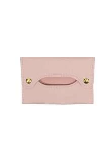 1 Peça Organizador de Bolso Portátil e Simples, Caixa de Lenços para Carro, Bolsa de Tecido Reutilizável para Viagem, Bolsa de Armazenamento de Lenços, Estojo de Couro PU, Sacos Higiênicos para Sala de Estar, Banheiro e Pequenos Itens