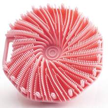 Multifunctional Silicone Spiral Shower Brush, Portable Massage Brush, Fish Fin Shaped Shower Scrubber