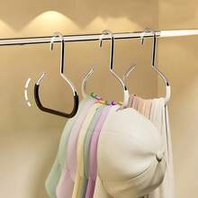 4/2pcs Durable Space-Saving Circular Hanging Hooks, Suitable For Hats, Ties, Scarves And Bags - High Load-Bearing, Non-Deformable, Locking Design - Multicolor - View 1