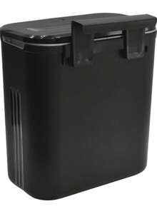Trama Adhesive Hanging Trash Can 9 Liters - Black And Pink - 黑色 - 查看 2