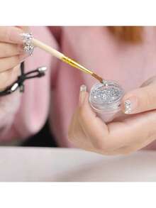 Zestaw do paznokci akrylowych 23 w 1 dla początkujących 12 kolorów brokatu akrylowy proszek biały przezroczysty różowy akrylowy proszek przedłużanie paznokci profesjonalny zestaw do paznokci zestaw akrylowy narzędzia do manicure artykuły akrylowe prezent dla kobiet - Morela - Zobacz 7