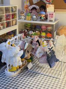 17cm Doll Clothes Hanger, Dedicated Hanger 10/15/20cm, Doll Clothes Display Rack, BJD Doll Clothes Hanger, Clothes Rack, Shoe Rack For Labubu, Versatile Display And Storage Solution For Miniature Wardrobes, Keeps Outfits Neatly Arranged, Supports Quick Outfit Changes, Durable Frame With Soft Edges, Compatible With Multiple Doll Sizes, Ideal For Collectors, Studios, And Showroom Photography Setups