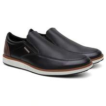 Men's Casual Slip-On Shoes Comfortable Elegant And Urban Style - 黑色 - 查看 2