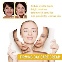 WIYUN Collagen Cream Face Firming Wrinkle Fine Lines Improves Skin Texture Anti-Aging Moisturizing Skin Cream - Multicolor - View 3