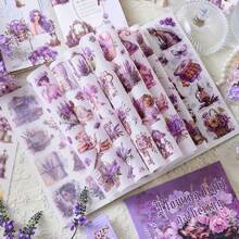24Sheets/Book Sticker Books, Years Of Lingering Series, Retro And Exquisite European-Style Girl And Flower-Themed Stickers, Scrapbook Supplies, Notebook Accessories, Decorative Notebooks, Photo Frames, Phone Cases, Water Cups, Garbage Magazines, Stationery Boxes, DIY Personalized Stickers,School Supplies,Back To School