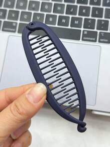 1 pezzo Semplice fermaglio a coda di sirena per capelli, elegante fermaglio per coda di cavallo verticale, fermaglio per coda di cavallo casual in polipropilene, fermagli per capelli, accessori per la scuola