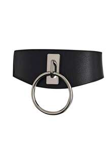 1 PIEZA Accesorios de lencería sexy, gargantilla gótica, collar punk negro, collar gótico, Harajuku Emo, gargantilla, accesorios de moda oscura para Halloween