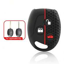 Vỏ chìa khóa xe hơi bằng silicon cho Grand C Max Focus Mondeo Kuga Carnival Ecosport Transit Kuga Vỏ bảo vệ Phụ kiện chìa khóa - màu đen - Xem 5