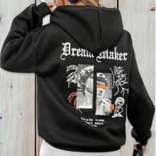 Sudadera Con Capucha Y Bolsillo Canguro Para Hombre, Sudadera Con Capucha Con Estampado De Estatua Rota Y Frase En La Espalda Con Bolsillo Canguro En El Frente, Sudadera Acolchada Poliéster Suave de Calidad, Sudadera Manga Larga Para Hombre