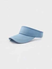 1 件可调节男士纯色遮阳帽运动高尔夫网球透气夏季帽子，多种帽檐线数和帽檐皮革颜色可选，是理想的礼物