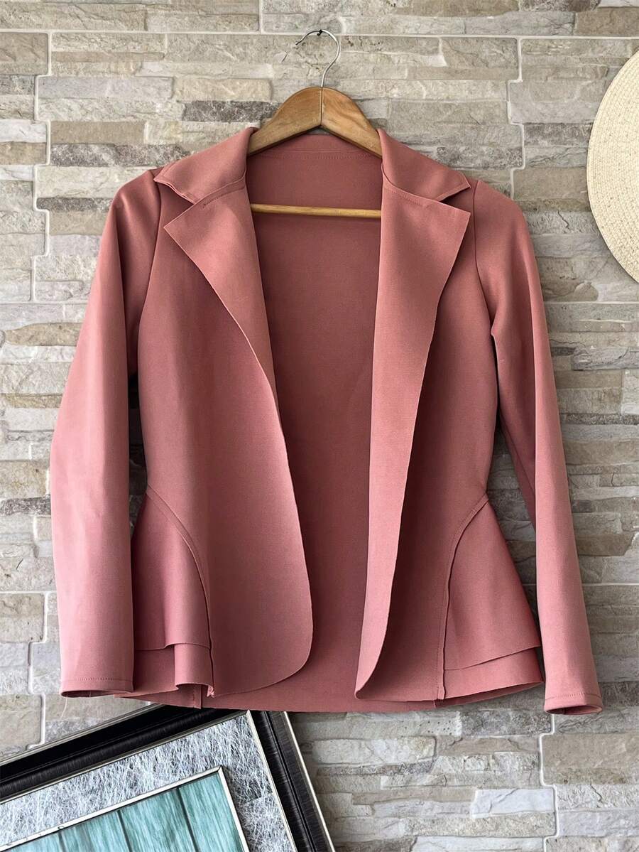 Women Blazers - 淺粉色 - 查看 1
