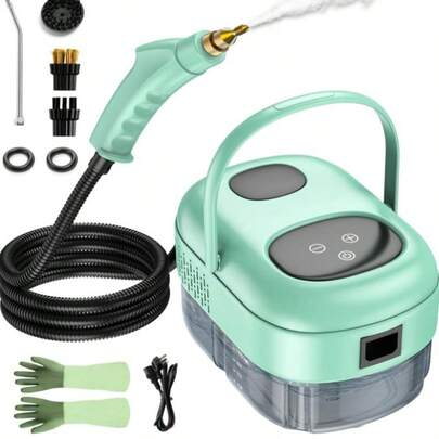 Limpiador de vapor de mano con pantalla táctil inteligente,