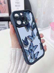 1 件简约亲肤阶梯式厚边防摔 TPU 手机壳，适用于 Apple 17 Pro Max、16 Pro Max、16 Pro、16、16 Plus、11、15 Pro Max、14 Pro Max 和 Galaxy、Honor、X7B、X8B、S24、S24U、23U、A55、A54、A13、A14