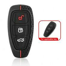 Vỏ chìa khóa xe hơi bằng silicon cho Grand C Max Focus Mondeo Kuga Carnival Ecosport Transit Kuga Vỏ bảo vệ Phụ kiện chìa khóa - màu đen - Xem 7