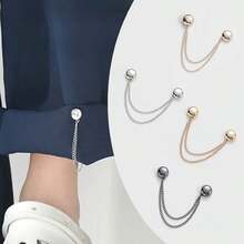 2pcs/4pcs/8pcs Adjustable Magnetic Leg Hem Clips, Detachable Trouser Leg/Sleeve Cuff Shortening Fastener, No-Sew Clothing Hem Clips - Multicolor - View 12