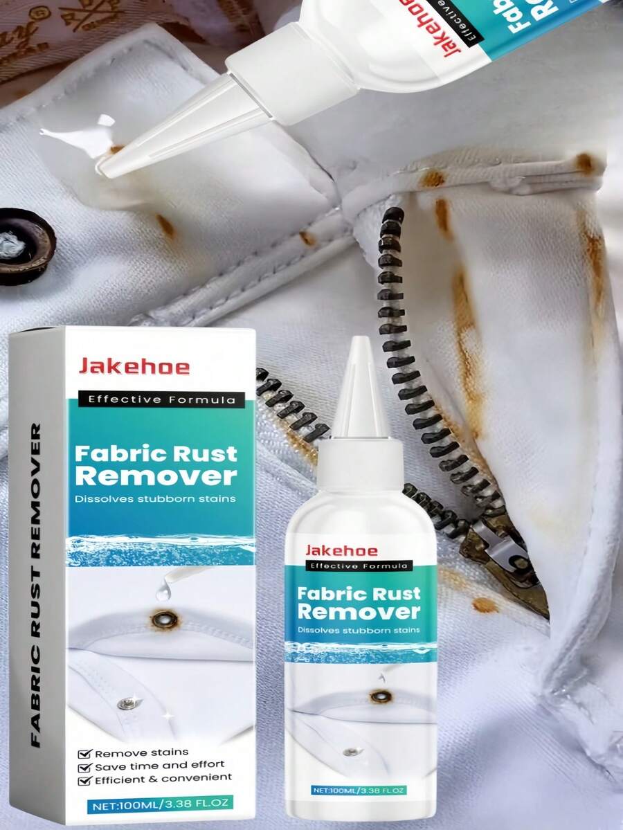 100ml 织物除锈剂，衣物清洁剂，去除锈迹、油渍、咖啡渍，日常除锈