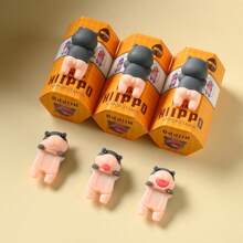 1pc New Arrival High-Quality Hippo Plush Doll, Cute Blind Box Toy, Phone/Car Decor, Collectible, Wonderful Gift
