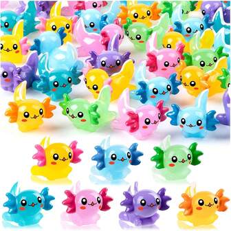 Mini Resin Salamander 8 Colors Tiny Tiny Resin Hidden Plastic Animal Image Garden Miniature Landscape Aquarium Potted Plants DIY Miniature Playhouse Decoration