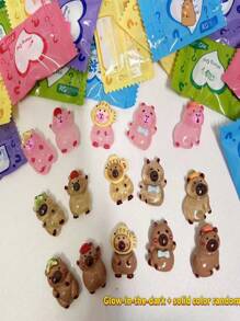 Sanrio 20/50pcs Cute Capybara Surprise Bag - Capybara Surprise Lucky Gift Box, Capybara Themed, Individually Wrapped Surprises, Holiday Party Favors, Birthday And Holiday Gifts, Party Surprises (Random)
