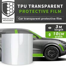 Car Protective Film Transparent Self-Repairing Tpu Film Car Scratch Wrap Multi-Use Paint Film Car Threshold Lacquer Anti-Kick - TPU - View 1