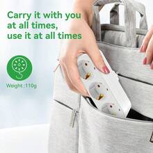 CILIA 3-Hole German Standard Outlet Adapter, Max Power 3680W, 250V/16A, Space-Saving Multi-Outlet Design, Suitable For Office, Home And Travel, No Cable Included