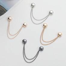 2pcs/4pcs/8pcs Adjustable Magnetic Leg Hem Clips, Detachable Trouser Leg/Sleeve Cuff Shortening Fastener, No-Sew Clothing Hem Clips - Multicolor - View 3