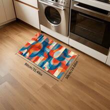 1/2 Piezas Felpudo de cocina minimalista moderno, adecuado para interior/exterior, absorbente de agua y antideslizante, aplicable a dormitorio, baño, cocina, entrada - Decoración del hogar lavable a máquina