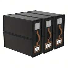 4pcs/Set Large Storage Boxes With Window, Packaging Bag, Storage Bag, Easy To Take And Stack, Suitable For Storing Bedding, Clothes, Pillowcases, Underwear Sets In Wardrobe - متعدد الألوان - مشاهدة 10