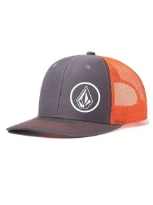 1 Peça Boné de Beisebol de Aba Curva Estampado, Boné Trucker Masculino/Feminino para Esportes ao Ar Livre, Hip Hop Estilizado
