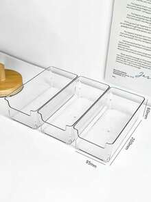 Drawer Desk Top Makeup Storage Box - Combination Transparent Plastic Drawers Organizer, Multi-Function Makeup Brush Holder, Tray, Gift Box, Accessory Organizer For Cosmetics, Jewelry, Office, Suitable For Vanity, Bathroom, Kitchen, Bedroom,For Holiday Beach, Bathroom Collection, Bedroom Collection, Large Capacity - Clear - View 9