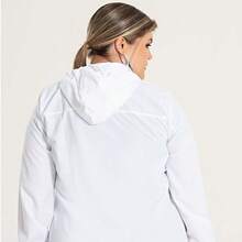 Women's Plus Size Windbreaker Jacket G1 To G6 Lightweight Stylish Comfortable Everyday Hiking Sports Winter - 白色 - 查看 3