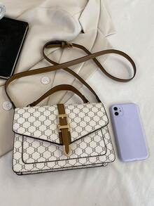 Bolso de mano tipo tote con diseño clásico y de inspiración vintage para uso casual - Blanco - Ver 6