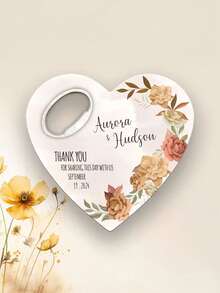 Custom Bottle Opener Wedding Souvenirs For Guests, Unique Wedding Favor Wholesale Magnets, Engagement Favor Save The Date Magnets,Heart Shape Wedding Thank You Favor,Magnetic Bottle Opener, Custom Wedding Gift, Wedding Gift, Thank You Favor Souvenirs, Bottle Opener(24 Designs),Multi-Functional, Ornamental,Anti-Mold,Reusable,Adorable,High-Quality,Cute,Vintage,Colorful,Customized Bottle Openers & Bottle Opener Accessories,Home Refresh - Multicolor - View 9