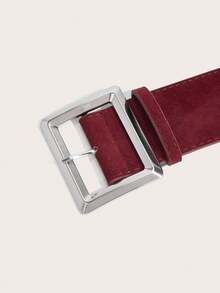 1 件优雅复古棕色和黑色天鹅绒马德拉萨扣西部波西米亚风格 PU 皮革宽腰带，适合连衣裙、牛仔裤、日常通勤、约会、旅行和度假夏季、学校 - 多色 - 查看 10