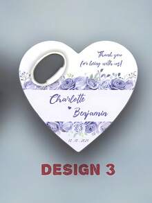 Custom Bottle Opener Wedding Souvenirs For Guests, Unique Wedding Favor Wholesale Magnets, Engagement Favor Save The Date Magnets,Heart Shape Wedding Thank You Favor,Magnetic Bottle Opener, Custom Wedding Gift, Wedding Gift, Thank You Favor Souvenirs, Bottle Opener(24 Designs),Multi-Functional, Ornamental,Anti-Mold,Reusable,Adorable,High-Quality,Cute,Vintage,Colorful,Customized Bottle Openers & Bottle Opener Accessories,Home Refresh - Multicolor - View 5