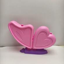 صندوق مجوهرات بشكل فراشة مع مرآة، مناسب لتخزين وعرض المجوهرات