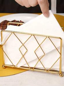 Tissue Holder - Nordic Style Metal Tissue Holder, Suitable For Cafes, Hotels, Restaurants, Desktop Organizer, Desktop Decorative Napkin Holder, Tissue Storage Container - Multicolor - View 4
