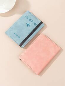 Passport Holder Wallet, Travel RFID Blocking Passport Cover With Elastic Band, Multi-Layer Card Slots, SIM Card Slot, Multifunctional Wallet & Card Case For Back To School Lightweight For Travel For Flight