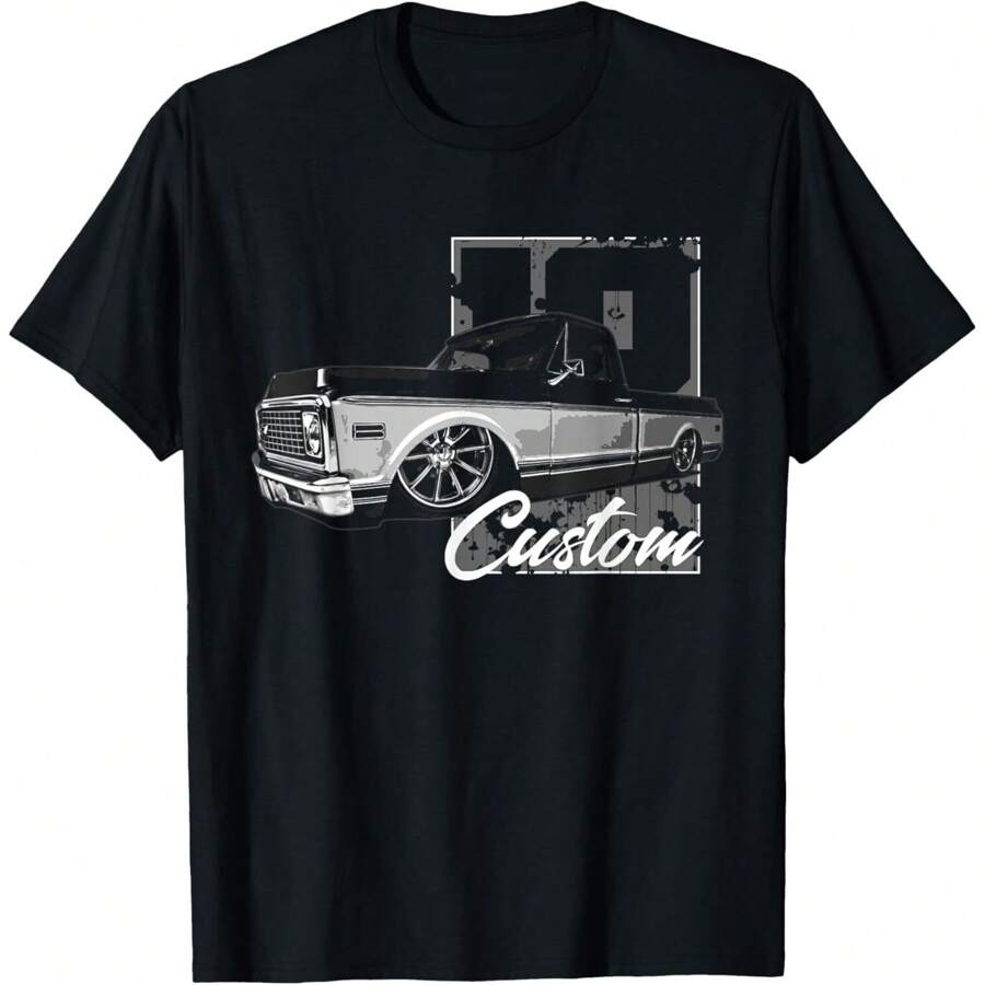 10 Classic C10 Truck T-Shirt - 黑色 - 查看 1