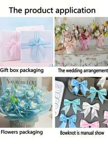 4cm Wide Champagne Gold Wedding Decoration Ribbon, Suitable For Gift Box Decoration, Summer Wedding Decoration, Homecoming, Mother's Day Graduation Ceremony, Birthday Decoration, Valentine's Day On-Site Decoration