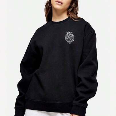 SUDADERA BÁSICA INFORMAL CON ESTAMPADO PARA USO DIARIO DE MUJER, FRASES BIBLICAS, TOPS DE MANGA LARGA  Letras  Color combinado  Casual  Dulce  Poliéster  Canalé  Bolsillo      Vacaciones  Deportivo  Casa  Diario  Jardín  Calle  viaje  Deportes y fitness