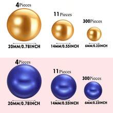 630 Stücke schwimmende Perlen, künstliche Perlen als Vasen-Füllung, perlen ohne Löcher für Tischmittelpunkt Deko, zum Selbermachen für Hochzeit, Party, Geburtstag, Jahrestag, Muttertag, Thanksgiving, Valentinstag, Weihnachten Tischmitte