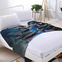 Cnco  Blanket Super Soft Flannel Blanket Lightweight Warm And Comfortable Blanket Adult Gifts For All Seasons No Linting, Machine Washable - Black - View 6