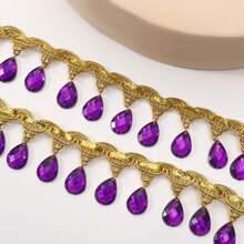 1 Yard 3.5cm Wide Tassel Latin Dance Costume Dress Beaded Fringe Sewing Materials Lace TrimmingDIY Crafting Accessories Trims Fringes Sewing Fringe Tassels Sewing Accessories Sewing Accessories Tassel Fringe Trim Garniture Couture Sewing Fringes Fabric And Lace Tassels Tassels Crafts Lace For Crafts Bead Fringe