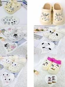 GEET洞洞鞋火爆装饰！玫瑰金钻石+珍珠链条绑带，5分钟DIY轻奢珠宝鞋，多种装饰任你选，网红博主追捧的流量密码