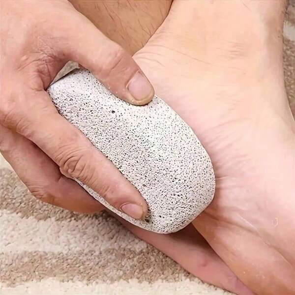 3pcs Natural Pumice Stone Foot Scrubber,Circular Volcanic Foot Pumice Stone For Dead Skin Removal Fragrance-Free, Ideal For Sensitive Skin, Perfect For Spa Massages & Home Pedicures