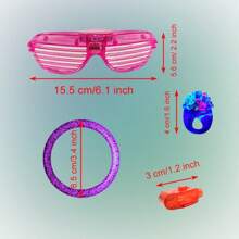 Adult Party Gifts 43/78/145 Set Of Glowing Toys Party Gifts Glowing Adult Birthdays And Halloween Use Finger Lights Jelly Ring Glorious Glasses Bracelet Fiber Optic Lights