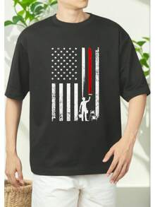 T-Shirts Only Sold, A Cool And Stylish Painter'S Art T-Shirt Suitable For Both Men And Women'S Painting Work As A House Painter - Black - View 6