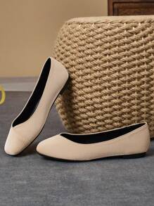 WHDXY 1 Paio di Mocassini Piatti Morbidi da Donna, Nuovi Mocassini Versatili, Mocassini Marroni con Suola Morbida, Scarpe Quadrate Morbide da Nonna per la Primavera