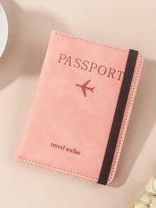 Passport Holder Wallet, Travel RFID Blocking Passport Cover With Elastic Band, Multi-Layer Card Slots, SIM Card Slot, Multifunctional Wallet & Card Case For Back To School Lightweight For Travel For Flight